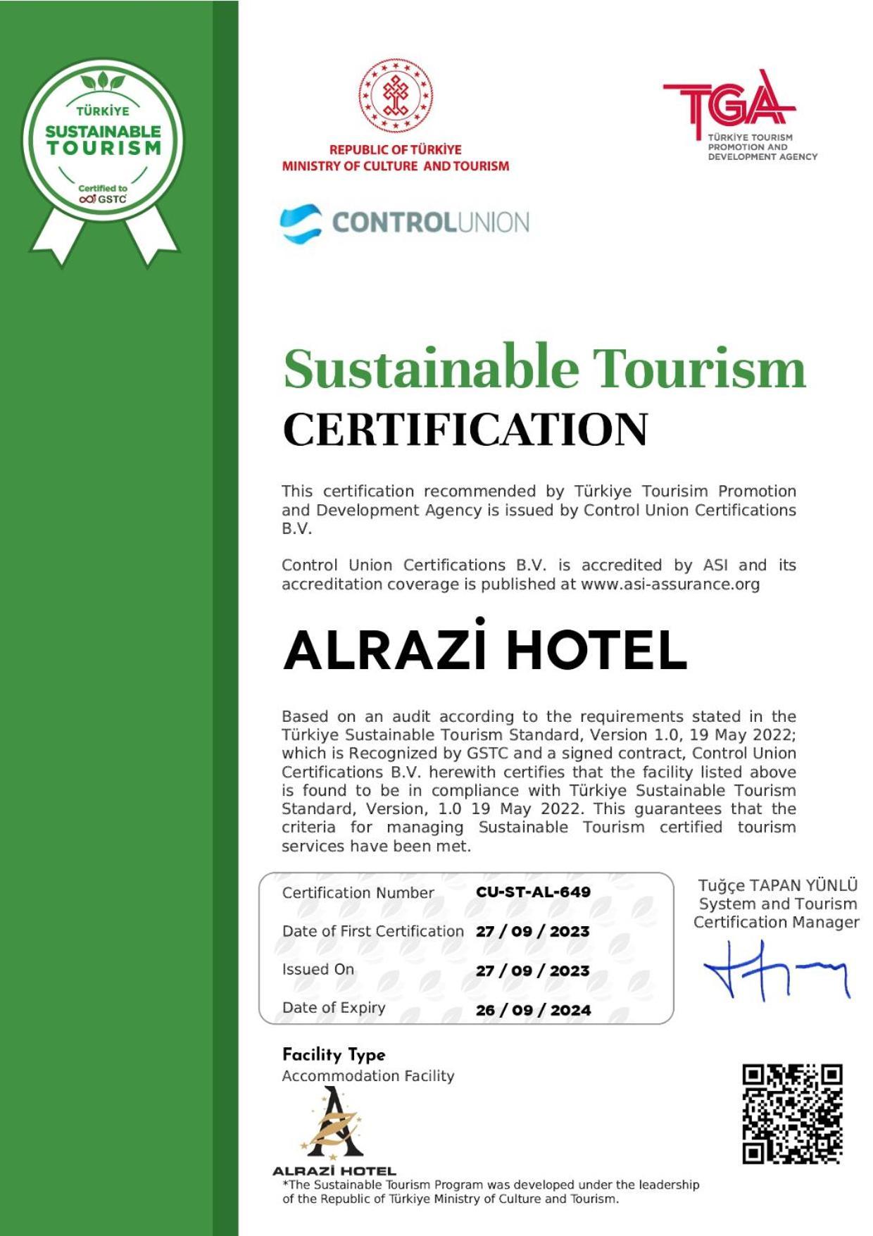 Alrazi Hotel Florya Стамбул Екстер'єр фото